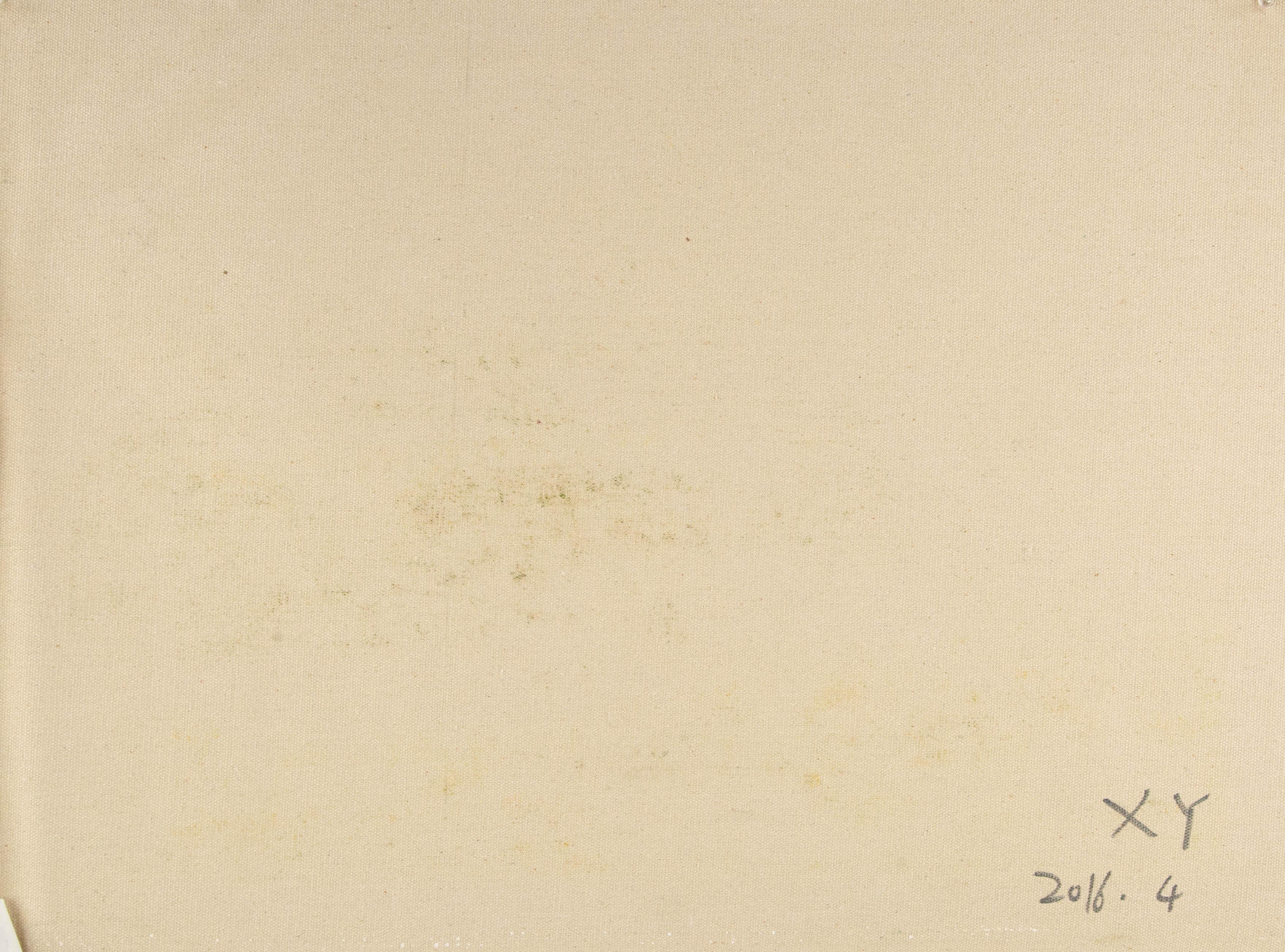 Huile sur toile originale du paysage Yun Xi « Rapeseeed Field » (field de Rapeseeed) en vente 9