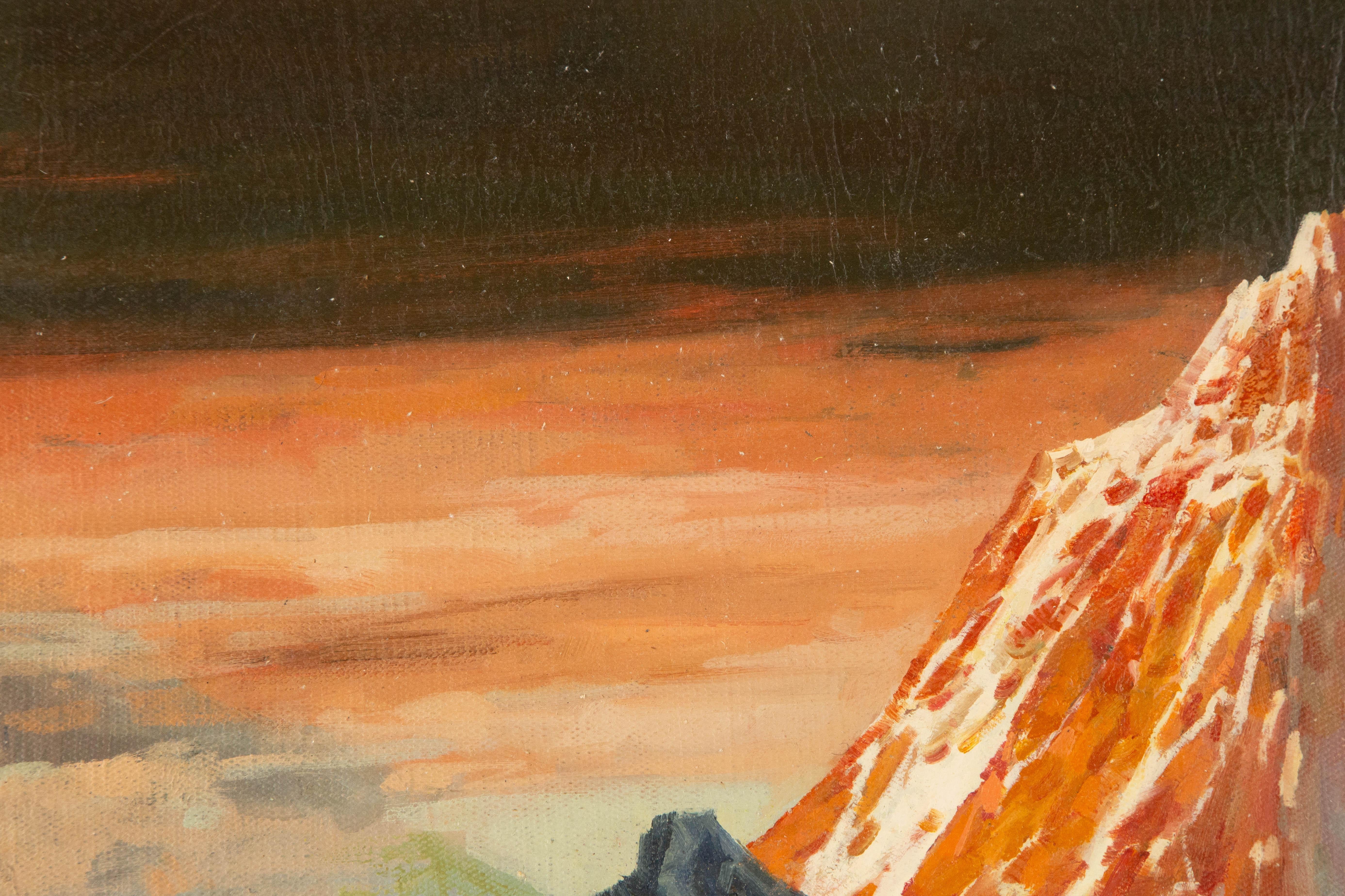 Yun Xi Landscape Original Oil On Canvas 