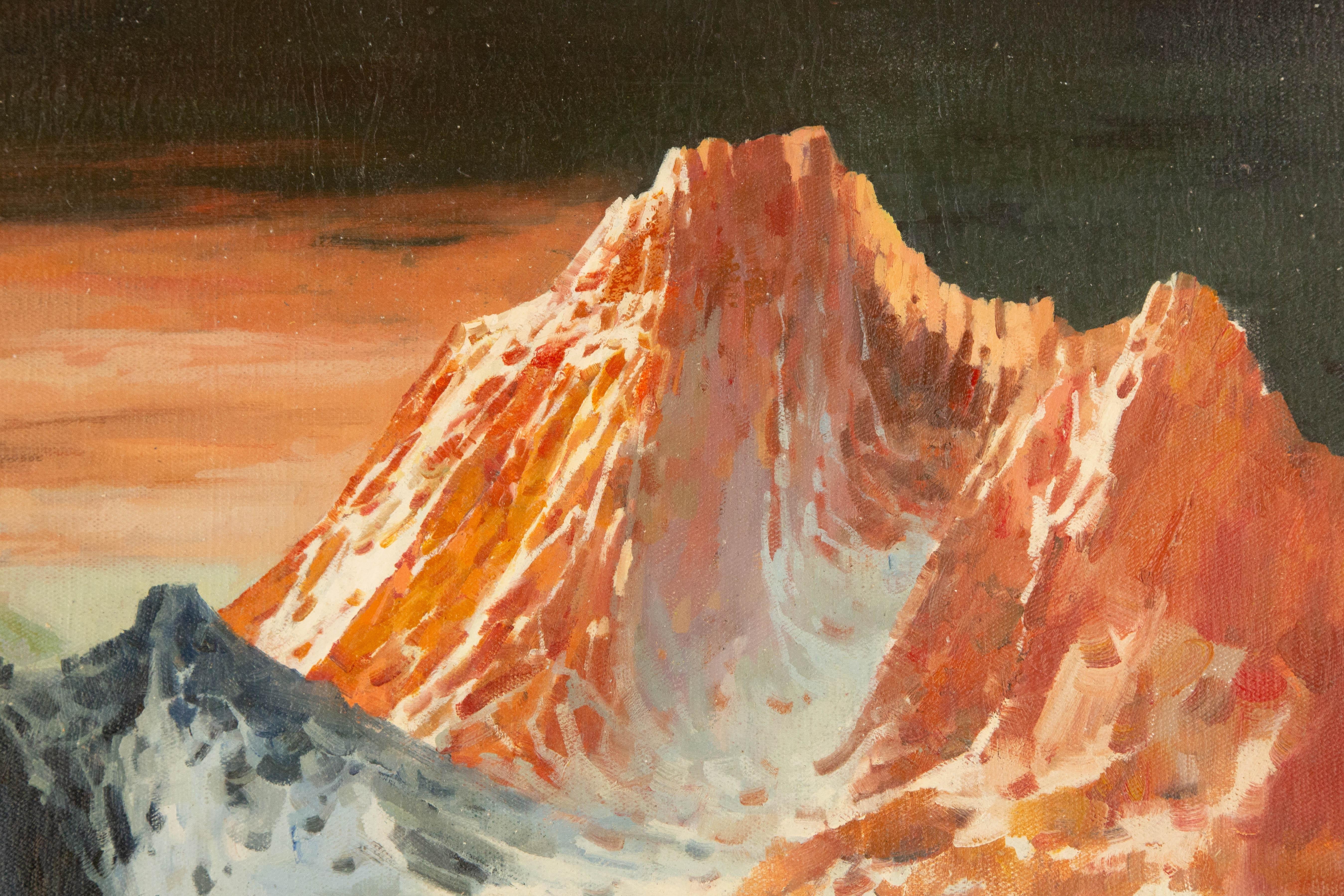 Yun Xi Landscape Original Oil On Canvas 
