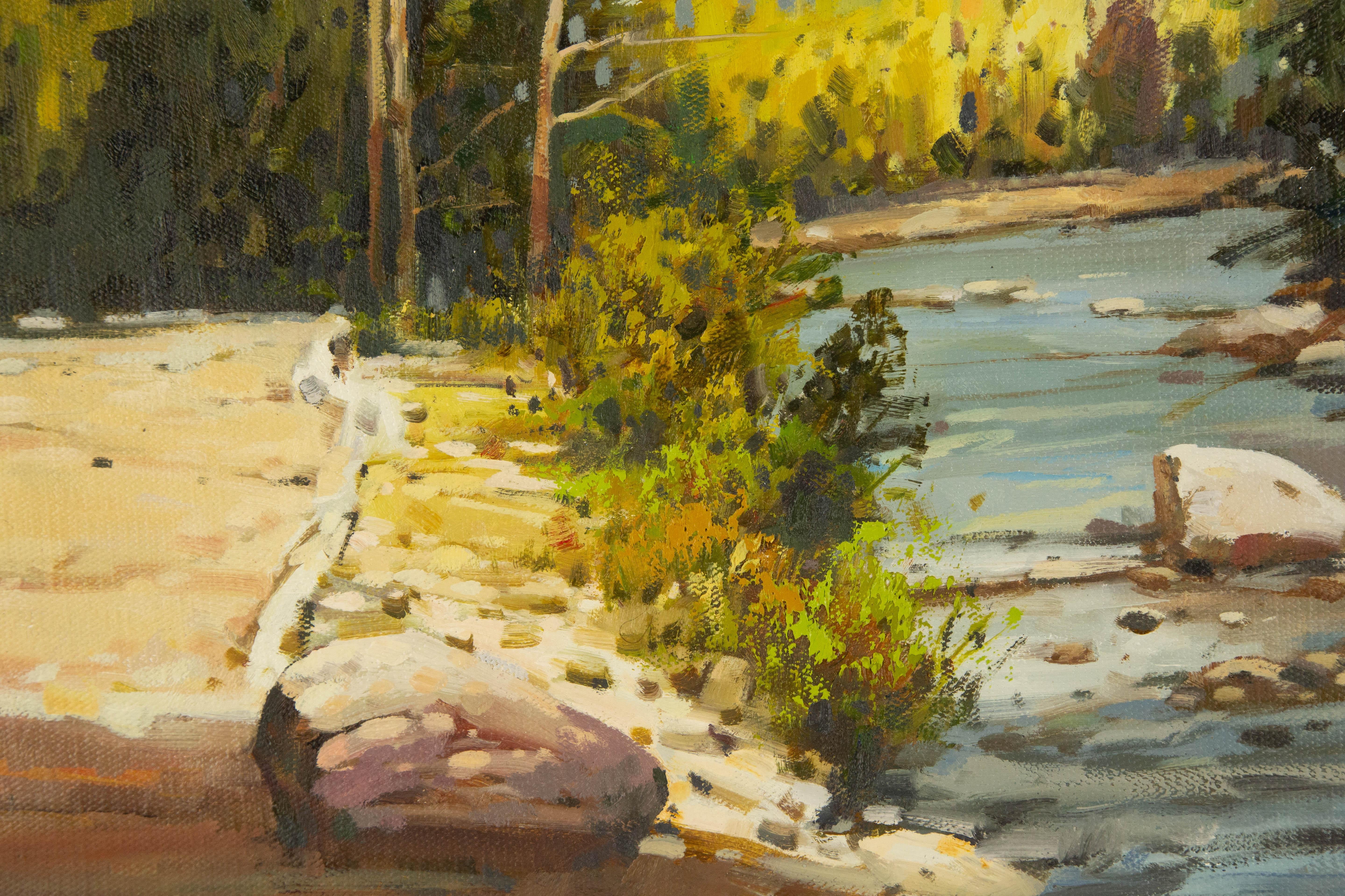 Yun Xi Landscape Original Oil On Canvas 