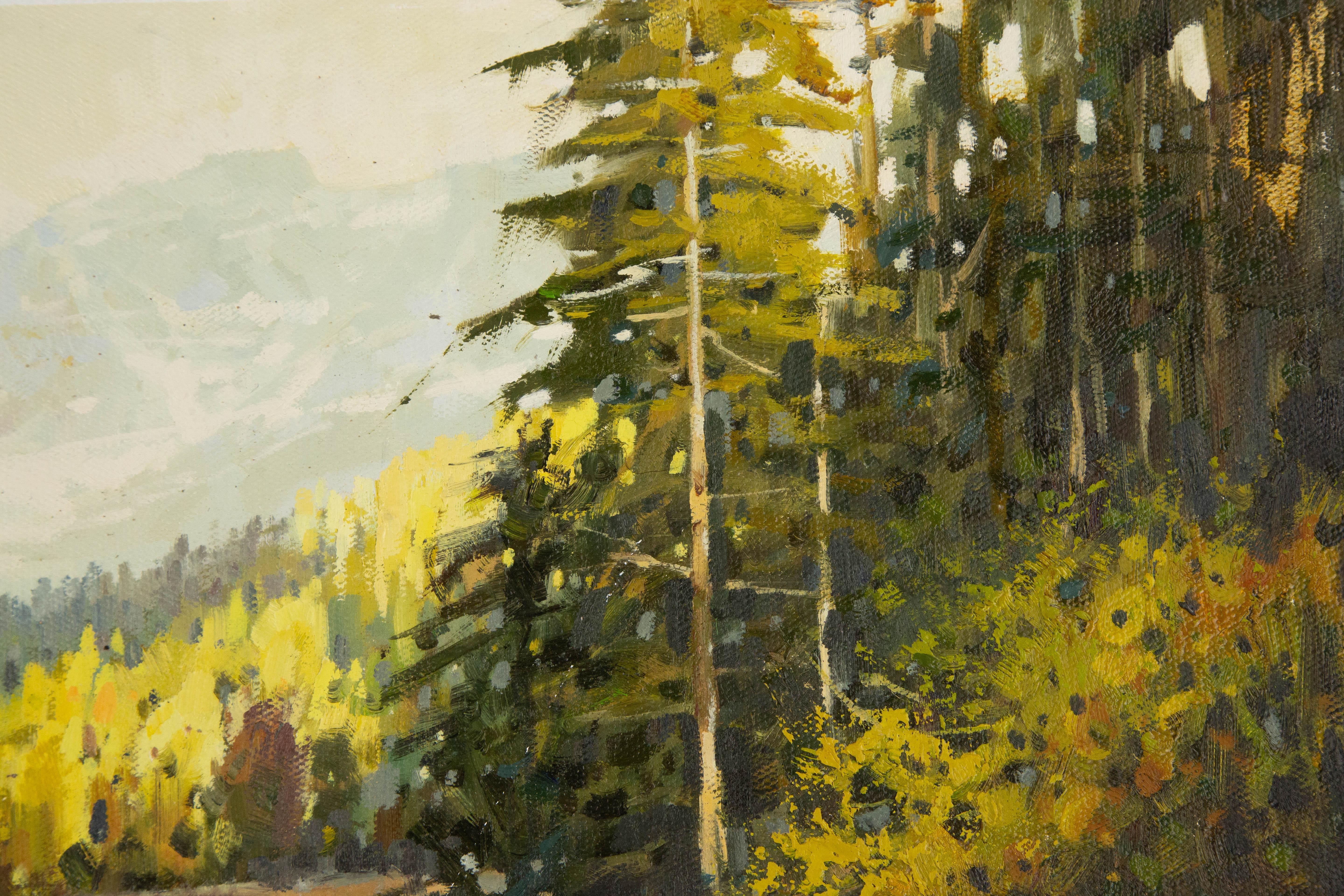 Yun Xi Landscape Original Oil On Canvas 