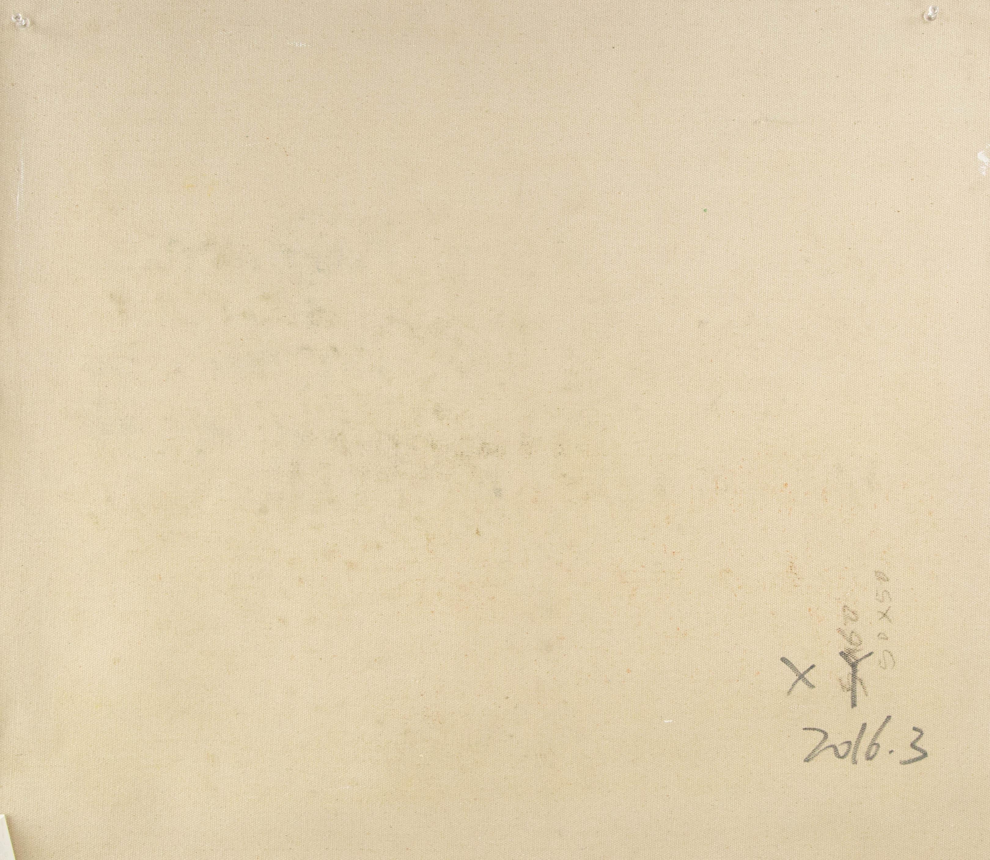 Yun Xi Landschaft, Original Ölgemälde auf Leinwand, „Stream Under The Snow Peak“ im Angebot 9