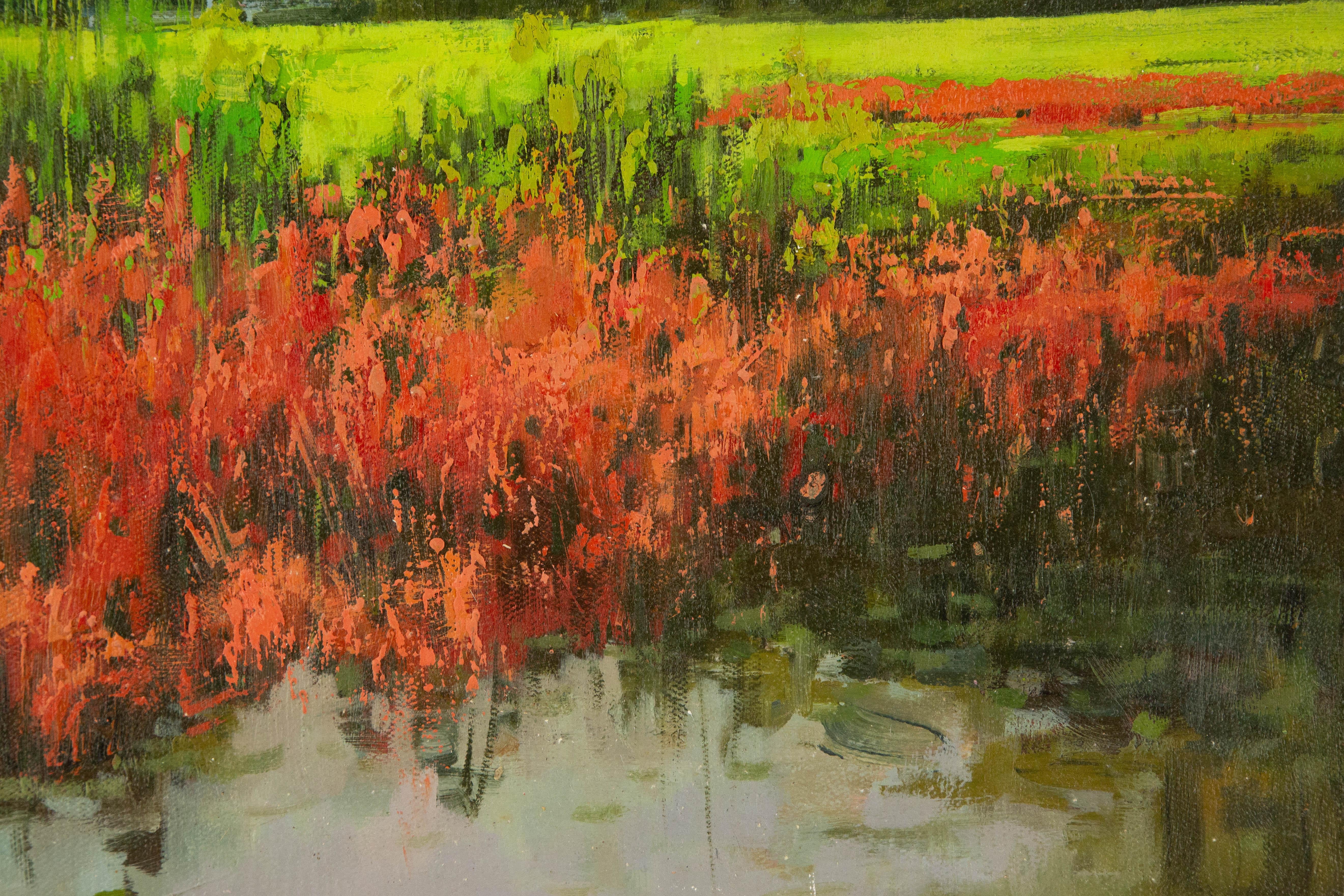 Yun Xi Paisaje Original Óleo Sobre Lienzo 