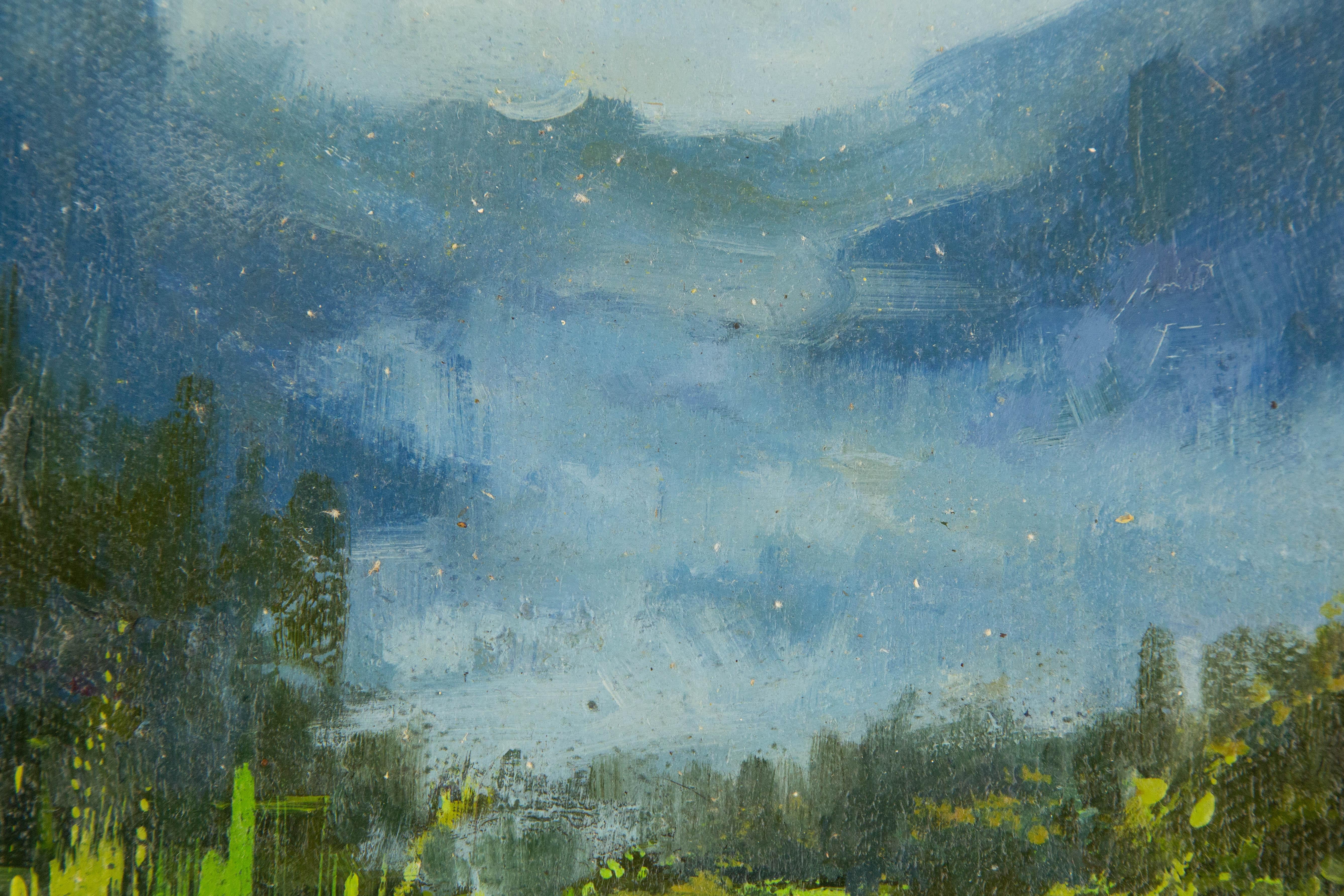 Yun Xi Paisaje Original Óleo Sobre Lienzo 