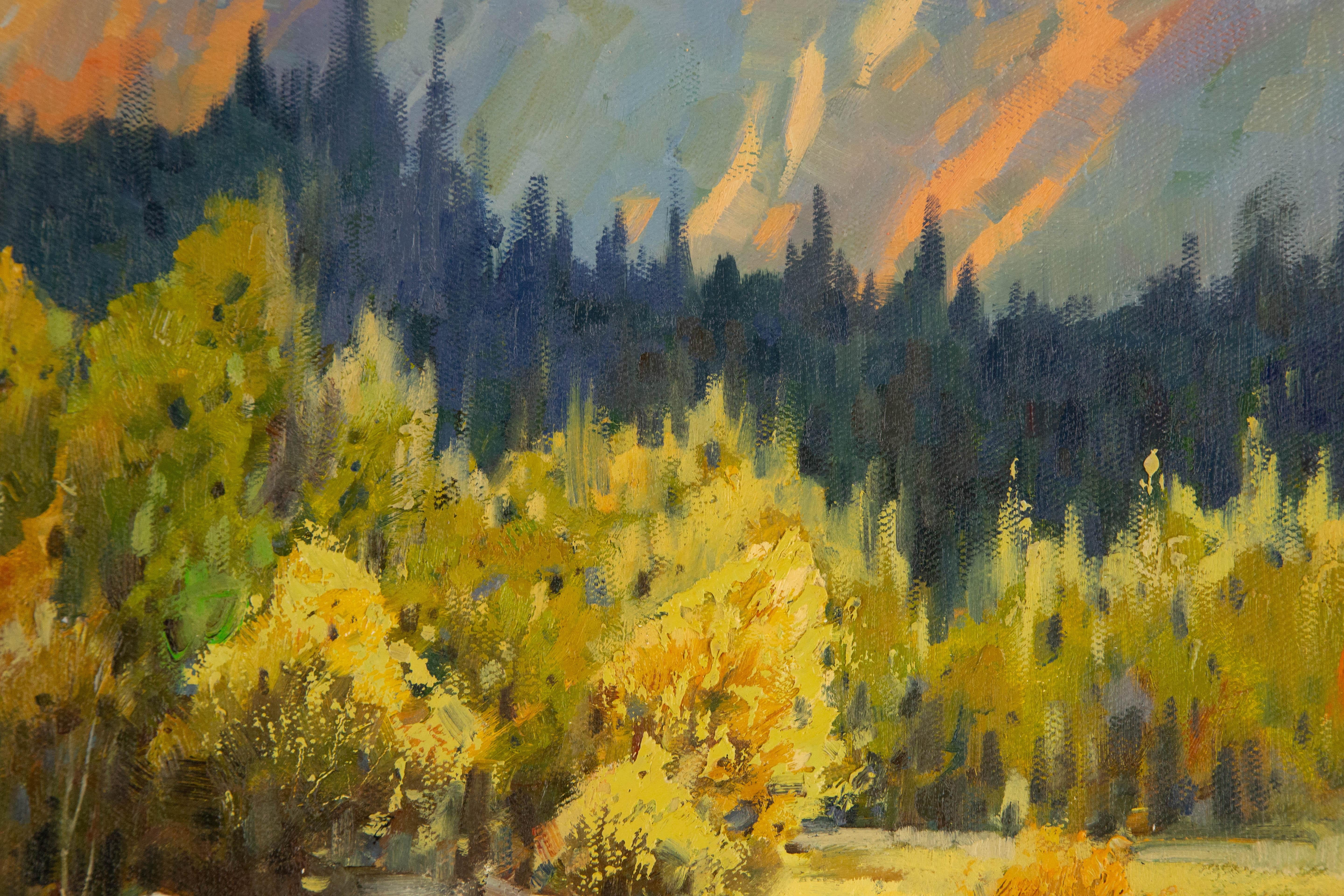 Yun Xi Landscape Original Qi Chen Still Life Original Oil On Canvas 