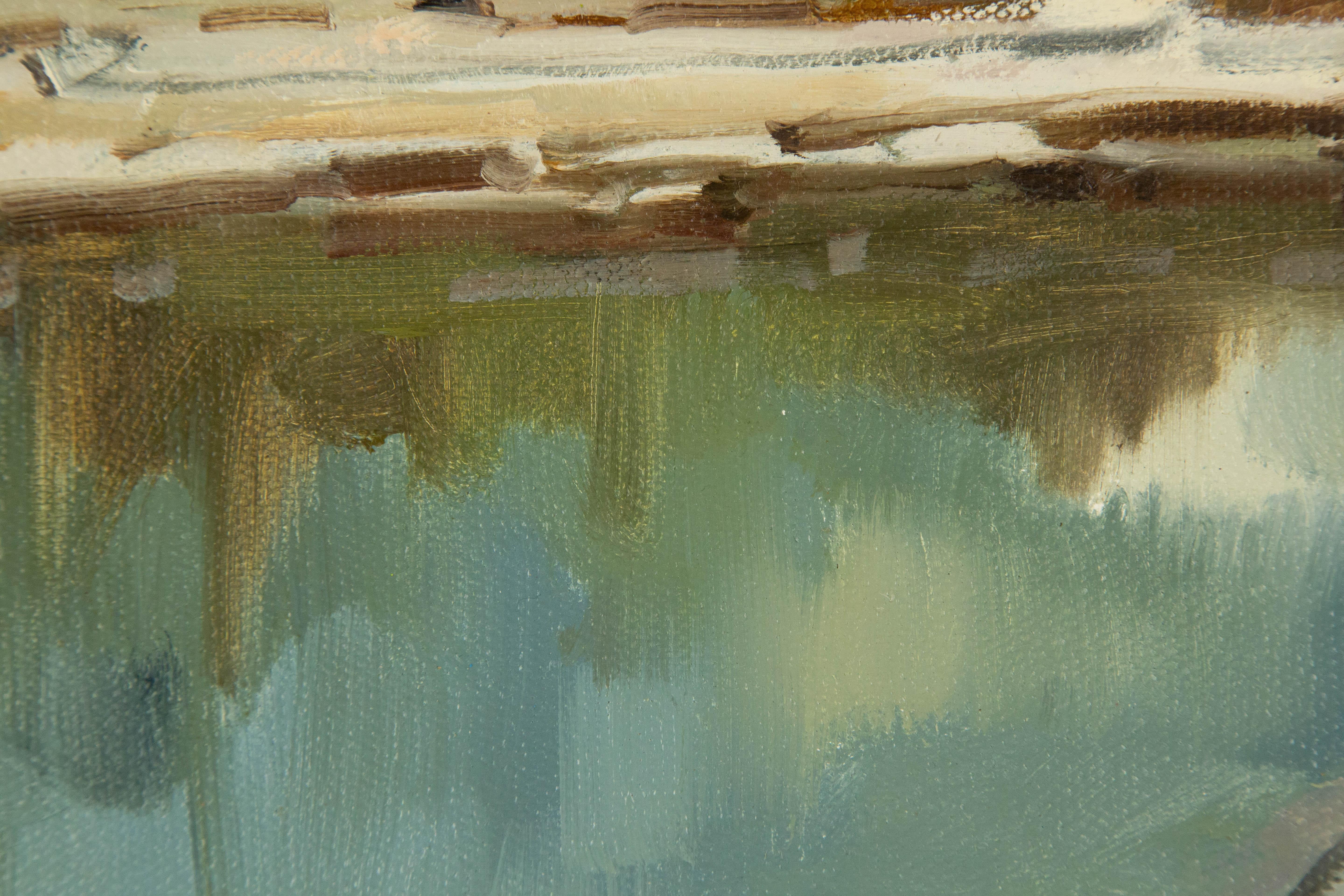Yun Xi Landscape Original Qi Chen Still Life Original Oil On Canvas 
