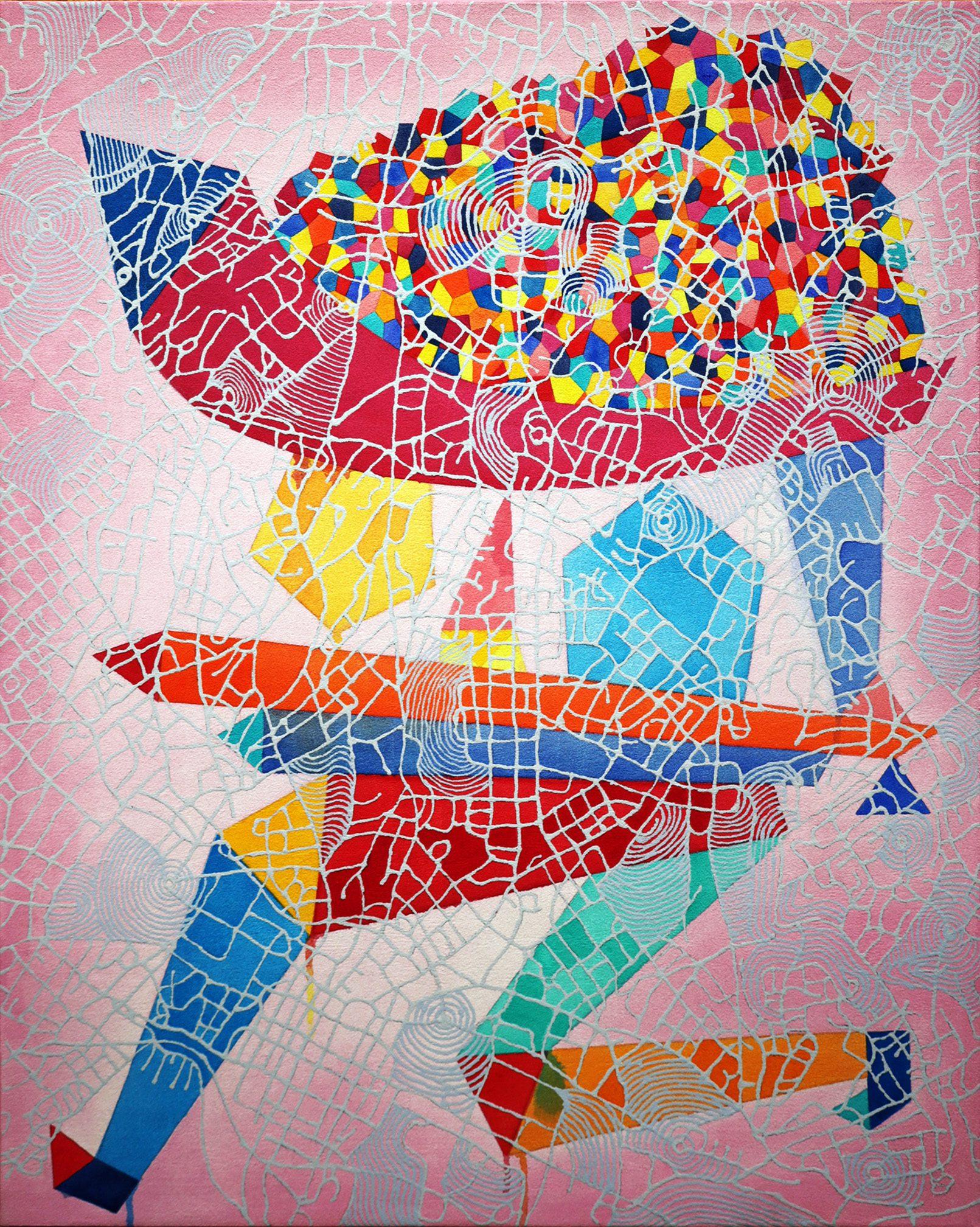 Abstract Painting Yuni Lee  - Oslo