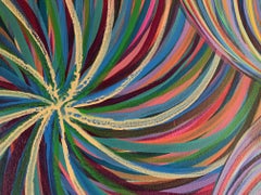 Mantra, Fractales. Peinture abstraite, peinture acrylique sur toile