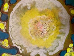 Mantra, Mandala. Peinture abstraite, peinture acrylique sur toile