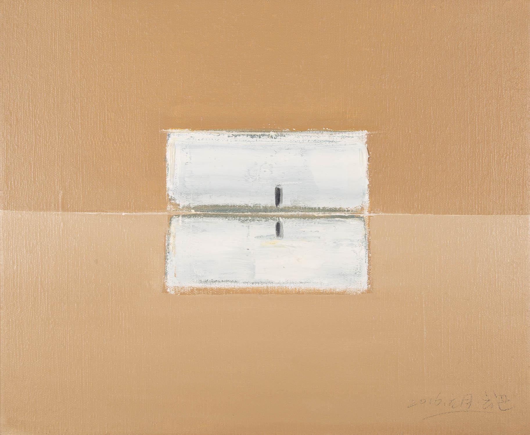 Yunjin Bao Pittura ad olio originale astratta 