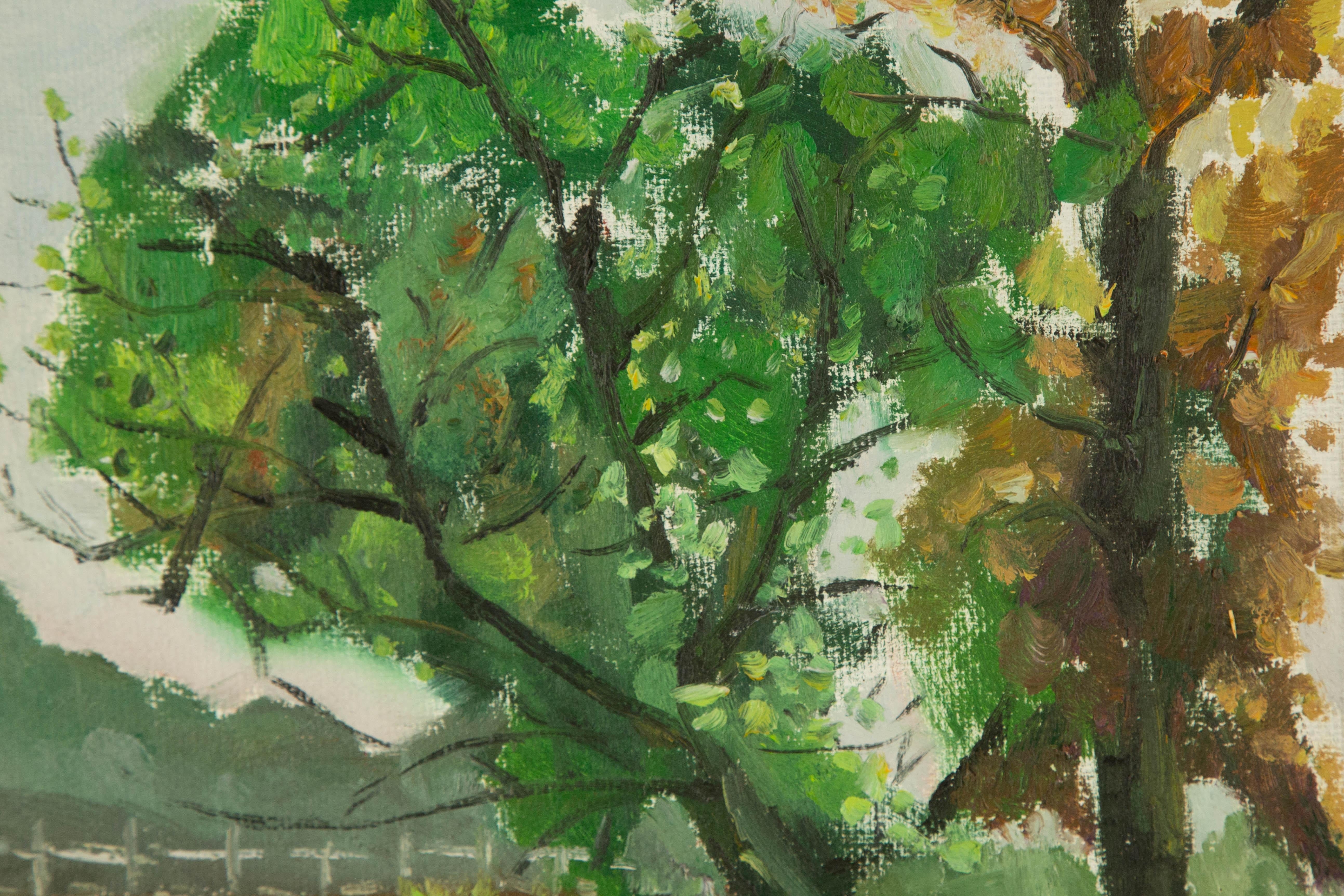 Yunxian Li Landscape Original Oil On Canvas 