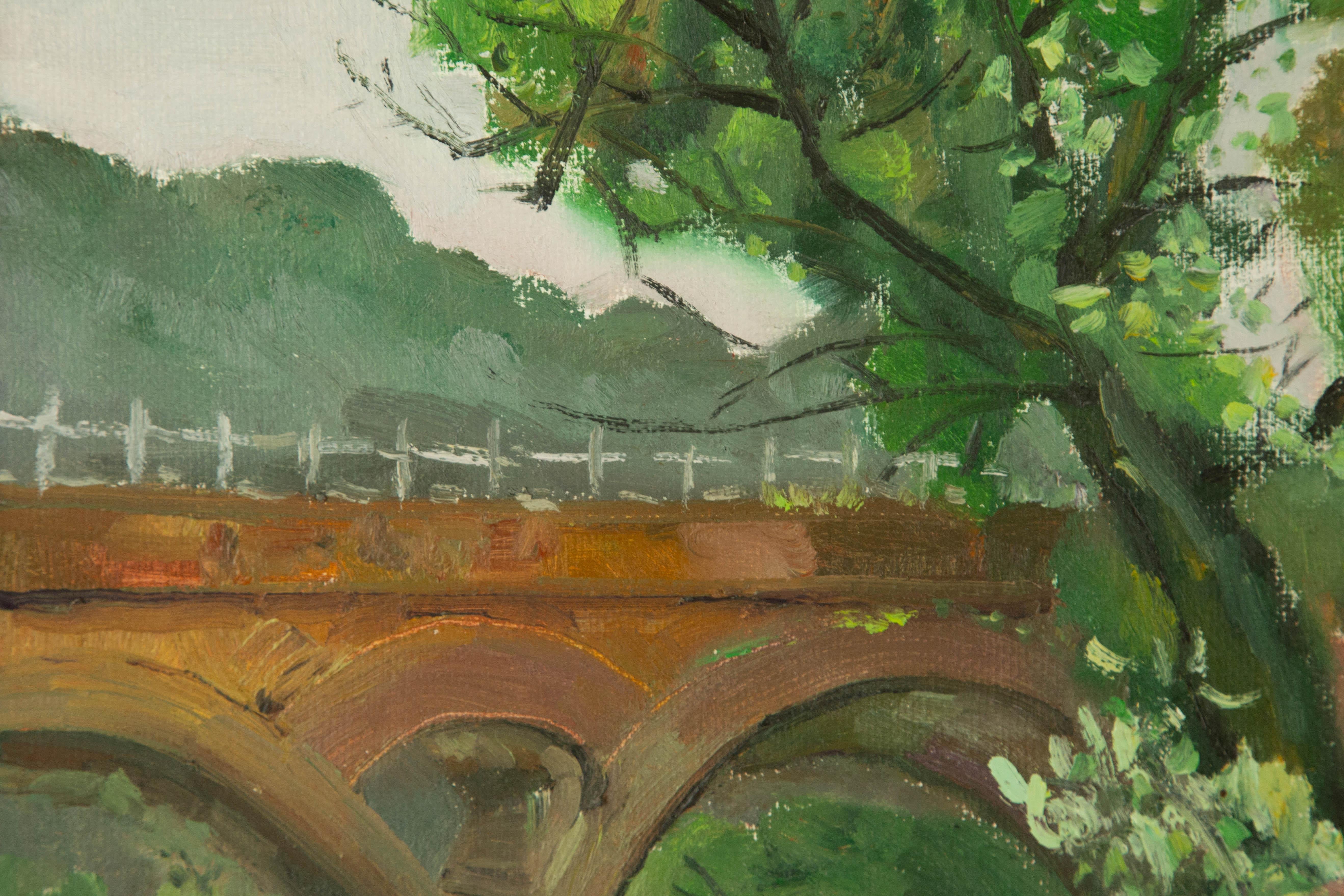 Yunxian Li Landscape Original Oil On Canvas 