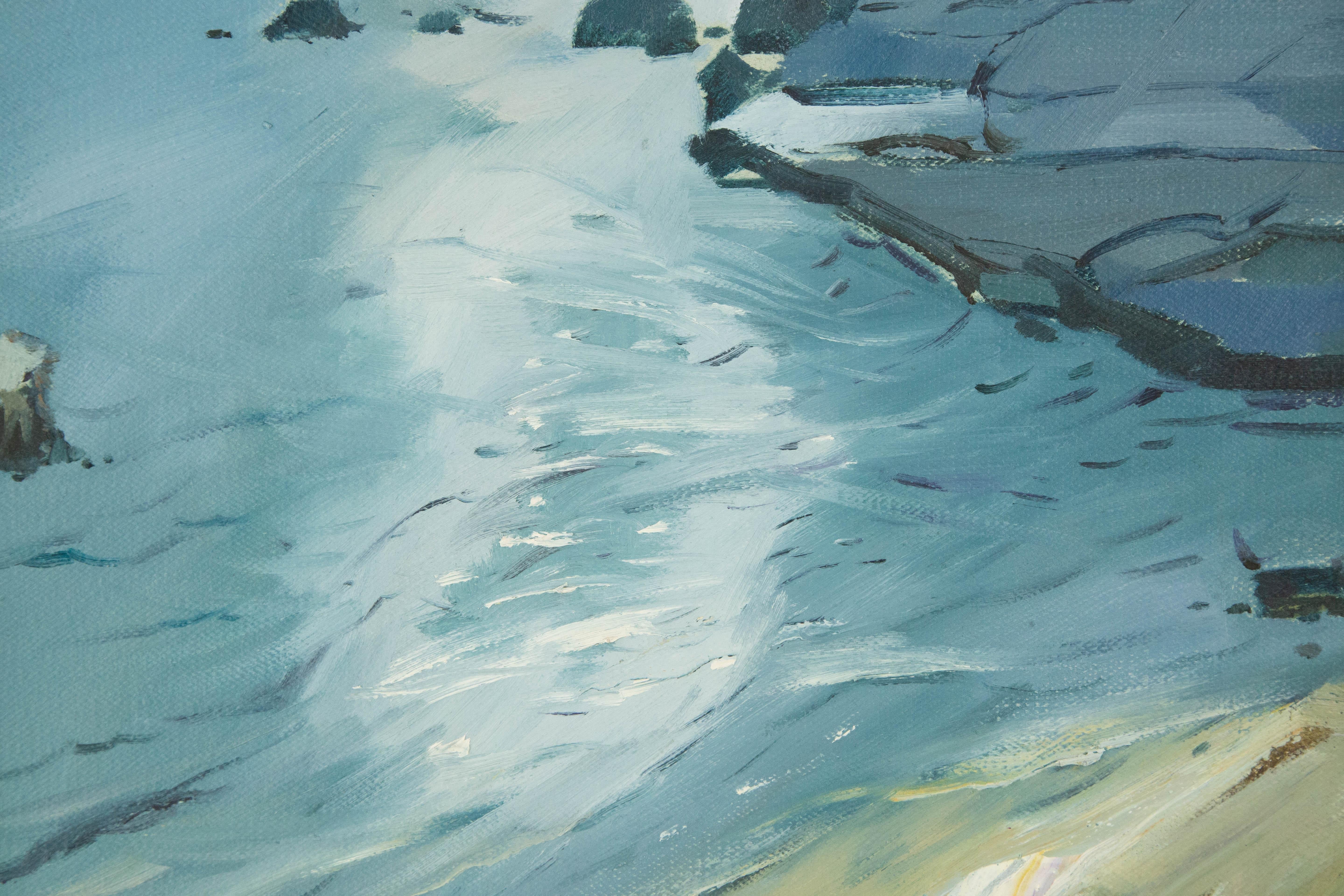 Yunxian Li Waterscape Original Oil Painting 