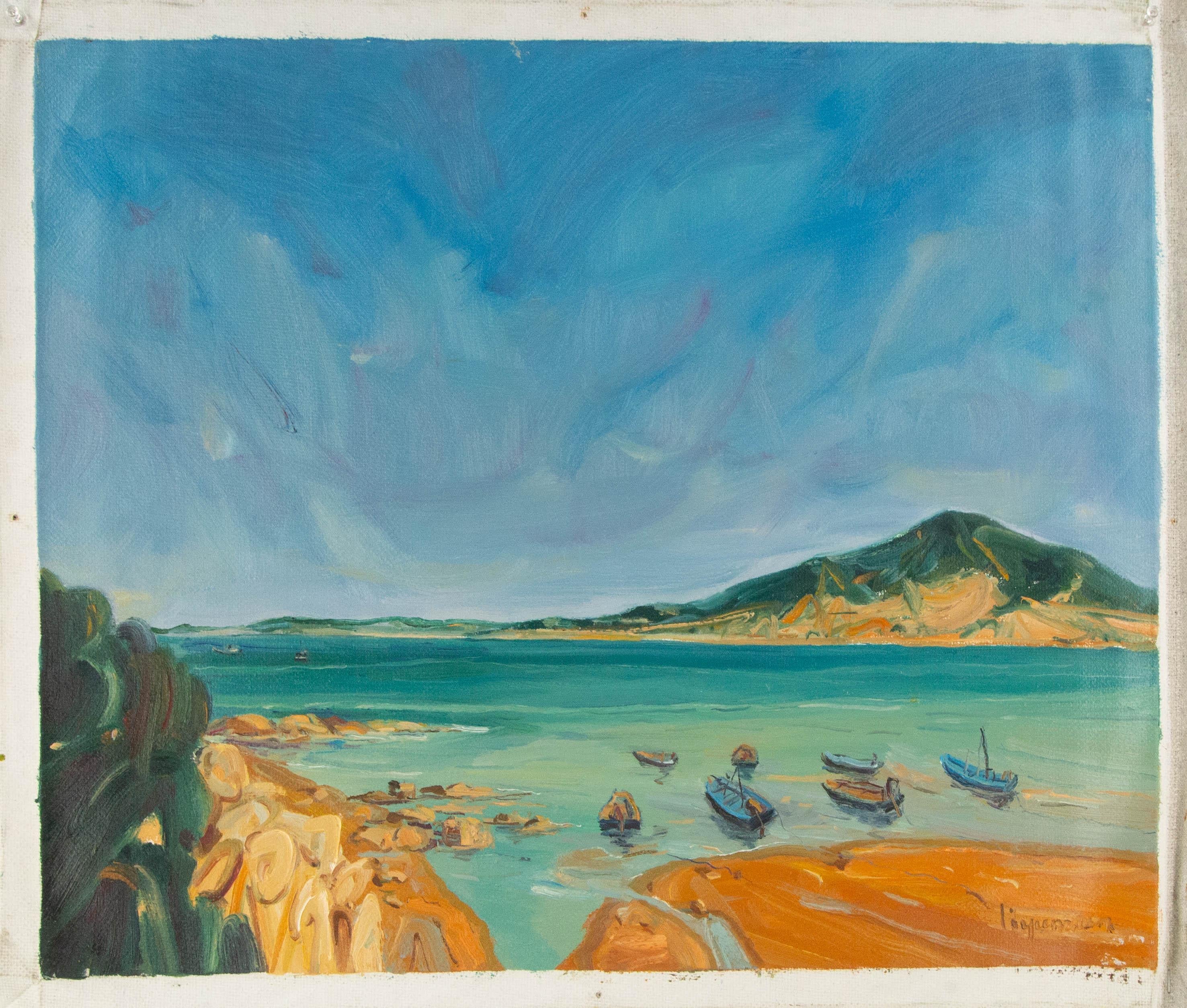 Yunxian Li Waterscape Original Oil Painting 