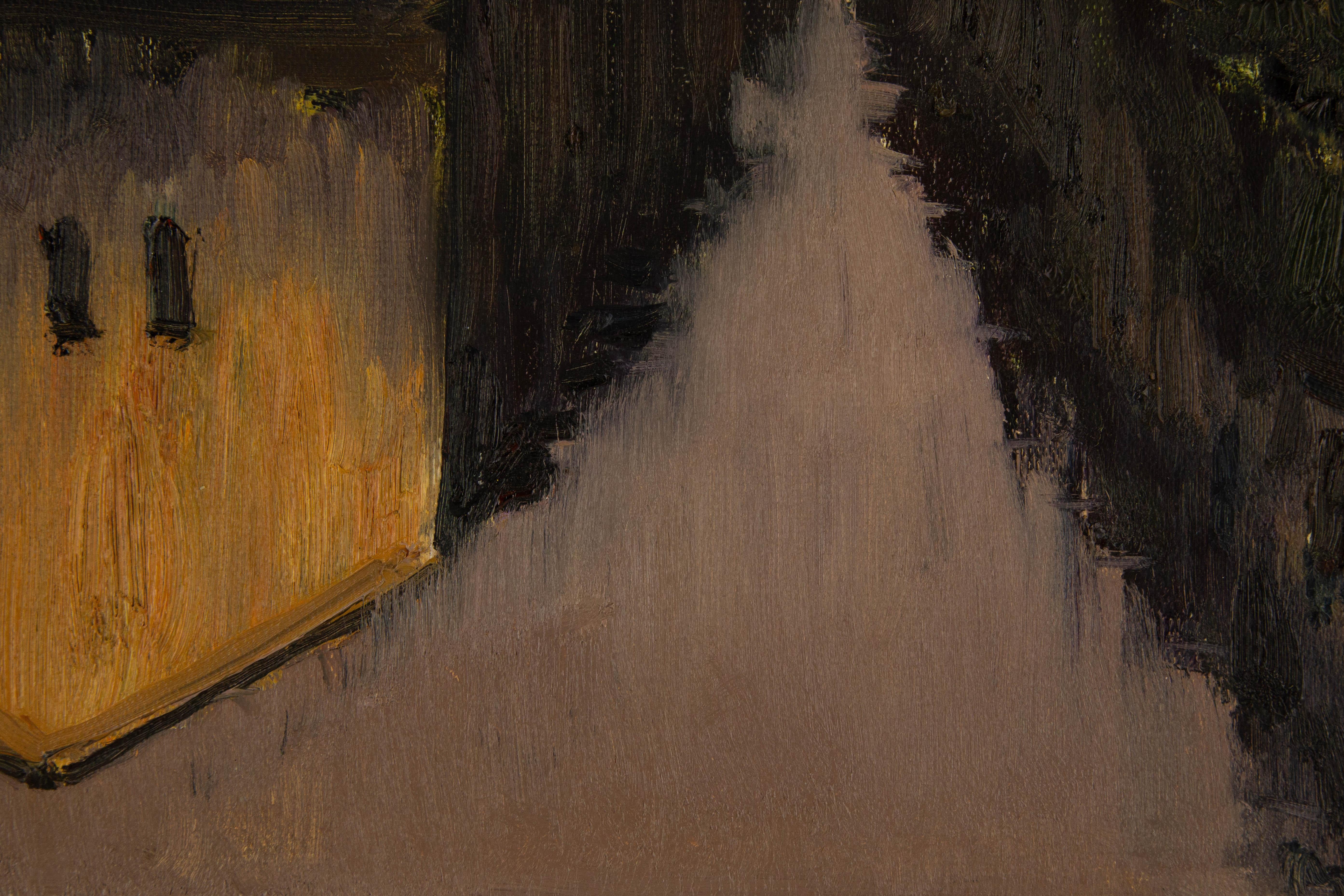 Huile originale sur toile « Watertown », paysage Yunxian Li en vente 6
