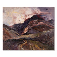 Yunyan Gu Landscape Original Oil On Canvas "Untitled"