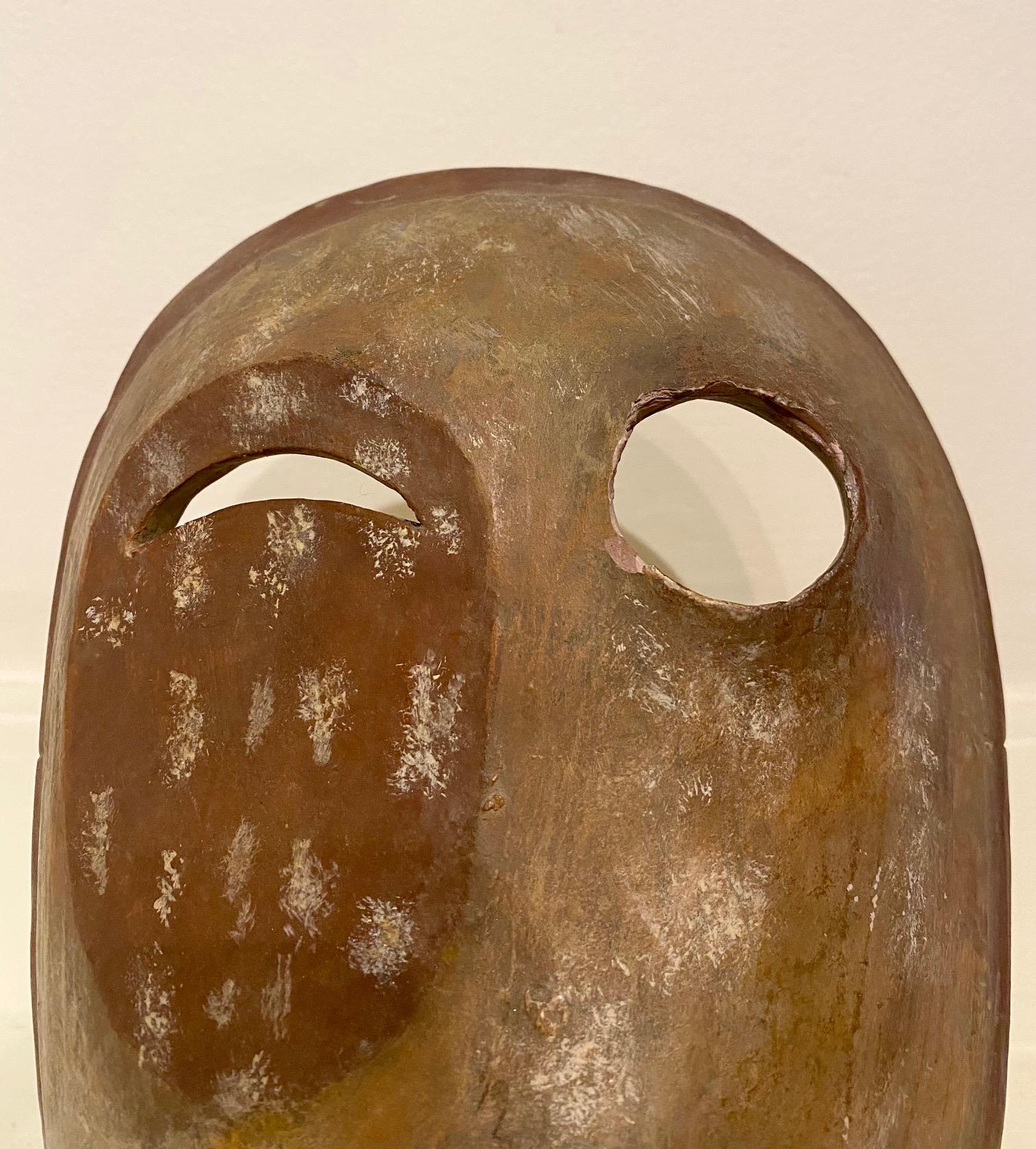 Yup'ik Museum Replik Tonmaske eines Lunar Spirit, frühes 20. Jahrhundert (Indigene Kunst (Nord-/Südamerika))