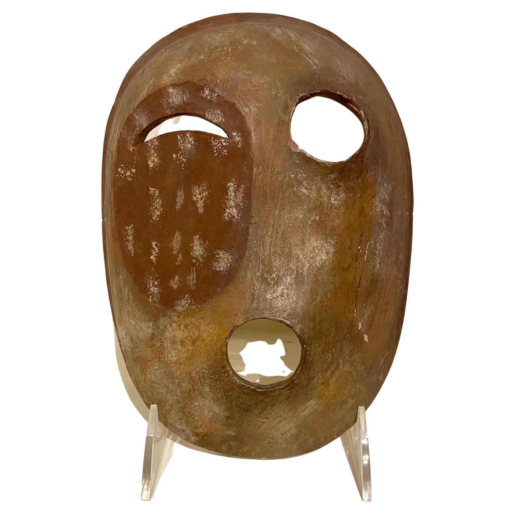 Yup'ik Museum Replik Tonmaske eines Lunar Spirit, frühes 20. Jahrhundert