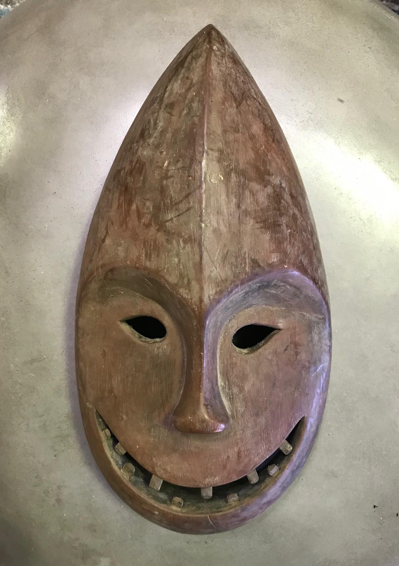 Yupik Yup'ik Native American Alaska Carved Wood Anthropomorphic Spirit Mask 8