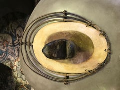 Yupik Yup'ik Native American Alaska Polychrome Wood Anthropomorphic Spirit Mask