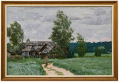 Yuri Bondarenko (geb. 1952)  Ölgemälde – ca. 1983, Die Straße nach Sannikova