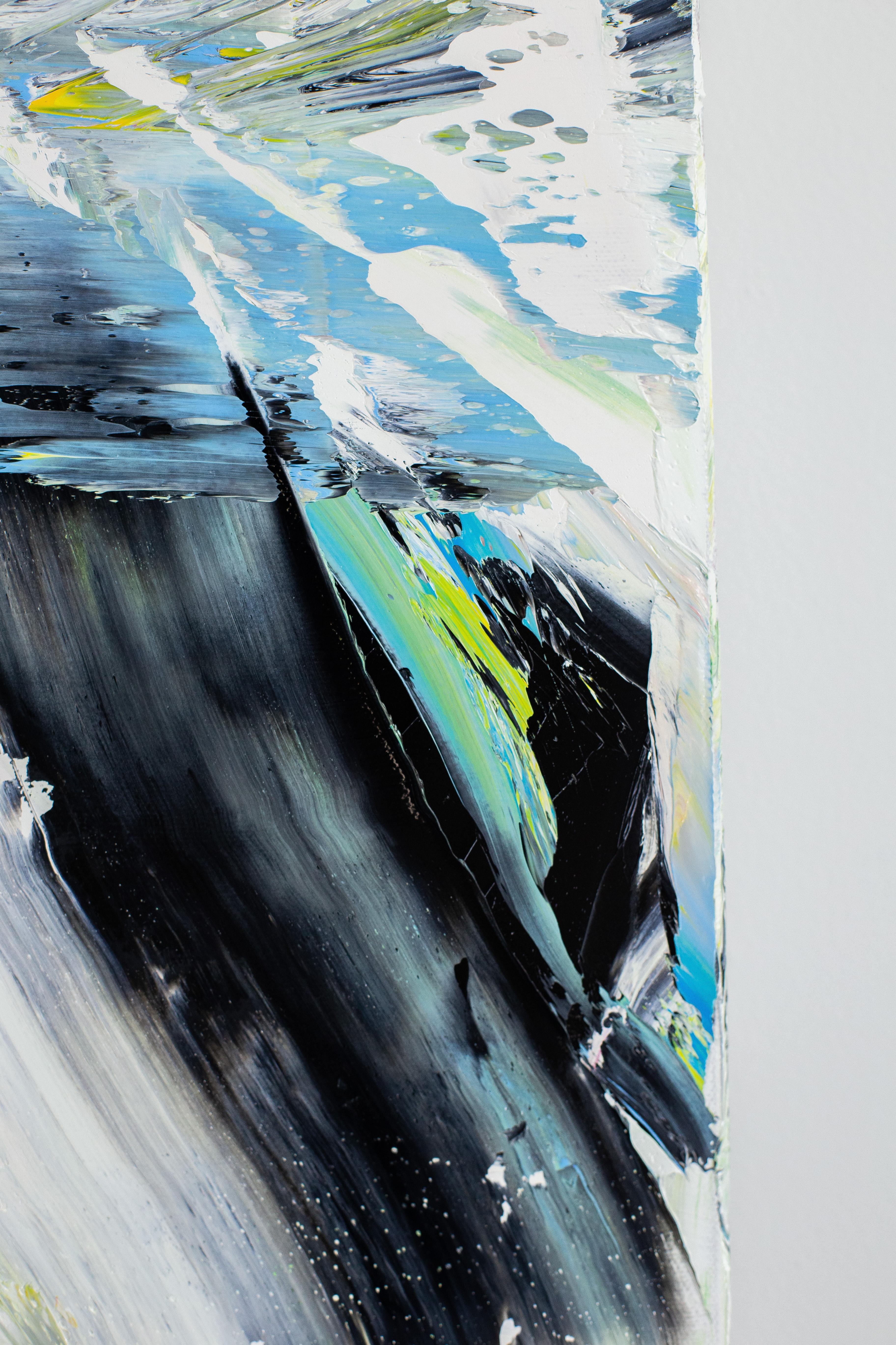 CIENCIA FICCIÓN NIEVE NO. 2 - Pintura Abstracta Contemporánea - Painting Expresionismo abstracto de Yuri Figueroa