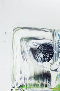 SCIENCE FICTION SNOW NO. 3 - Contemporary Abstract Painting