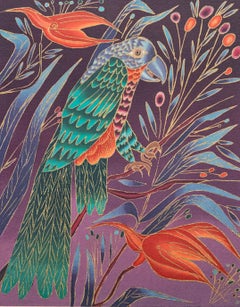 Yuri Gorbachev (b.1948) - 20th Century Silkscreen, Parrot