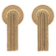 Yuri Ichihashi Gold Tassel Earrings
