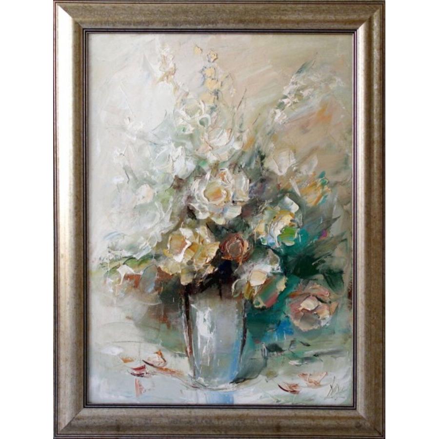 Rosen. Leinwand, Öl, 70x50 cm – Painting von Yuri Kovachev