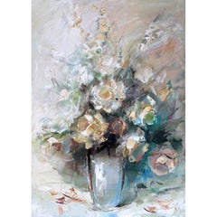 Roses. Canvas, oil, 70x50 cm