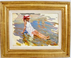 A THE EDGE OF THE SEA , Yuri Krotov 1964  artiste russe contemporain