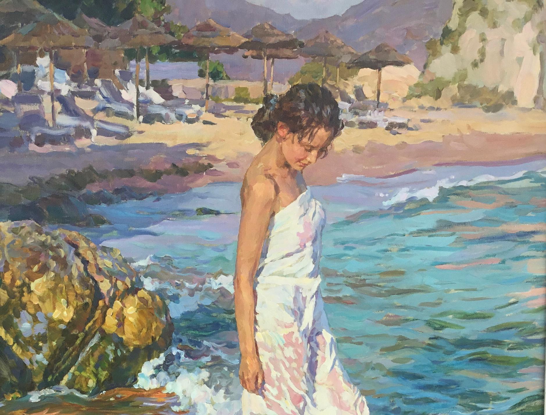 By The Edge of The Sea di Yuri Krotov Artista contemporaneo russo in vendita 1