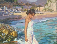 By The Edge of The Sea by Yuri Krotov Russian contemporary Artist