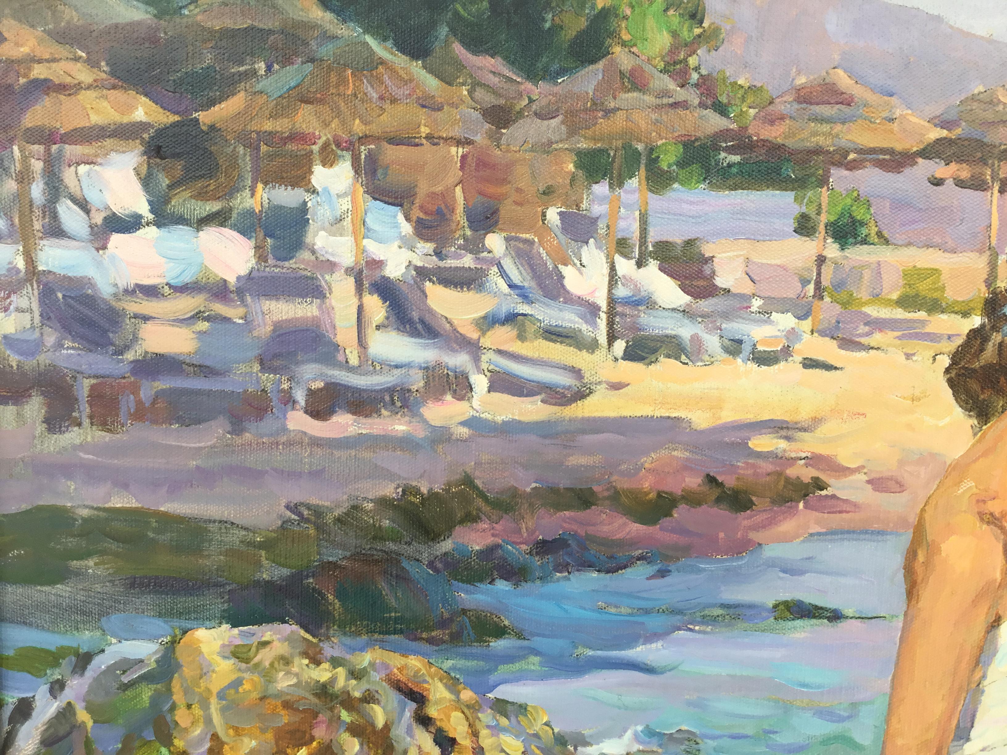 By The Edge of The Sea di Yuri Krotov Artista contemporaneo russo in vendita 2