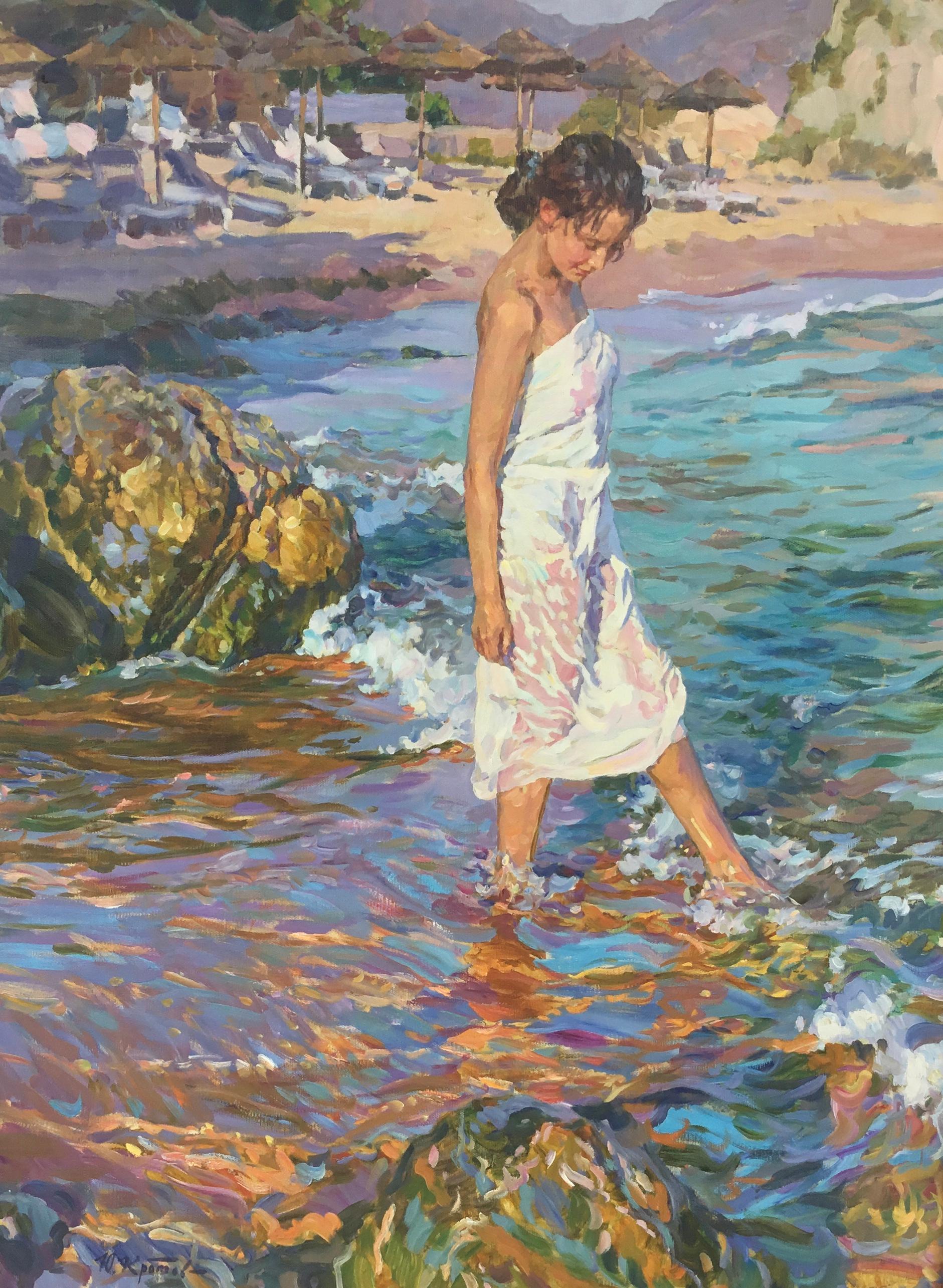 By The Edge of The Sea von Yuri Krotov Russischer zeitgenössischer Künstler im Angebot 6