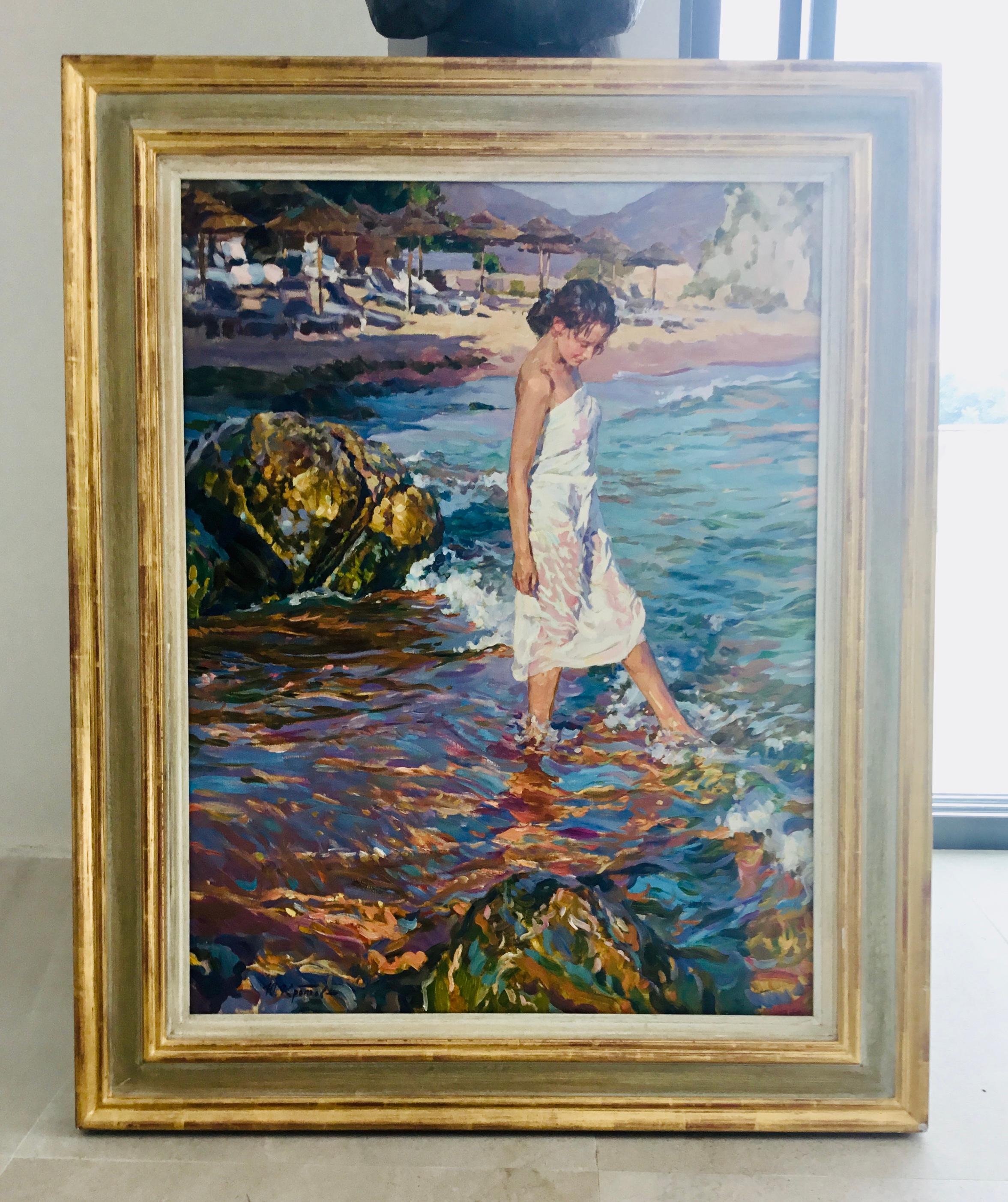 By The Edge of The Sea di Yuri Krotov Artista contemporaneo russo in vendita 7