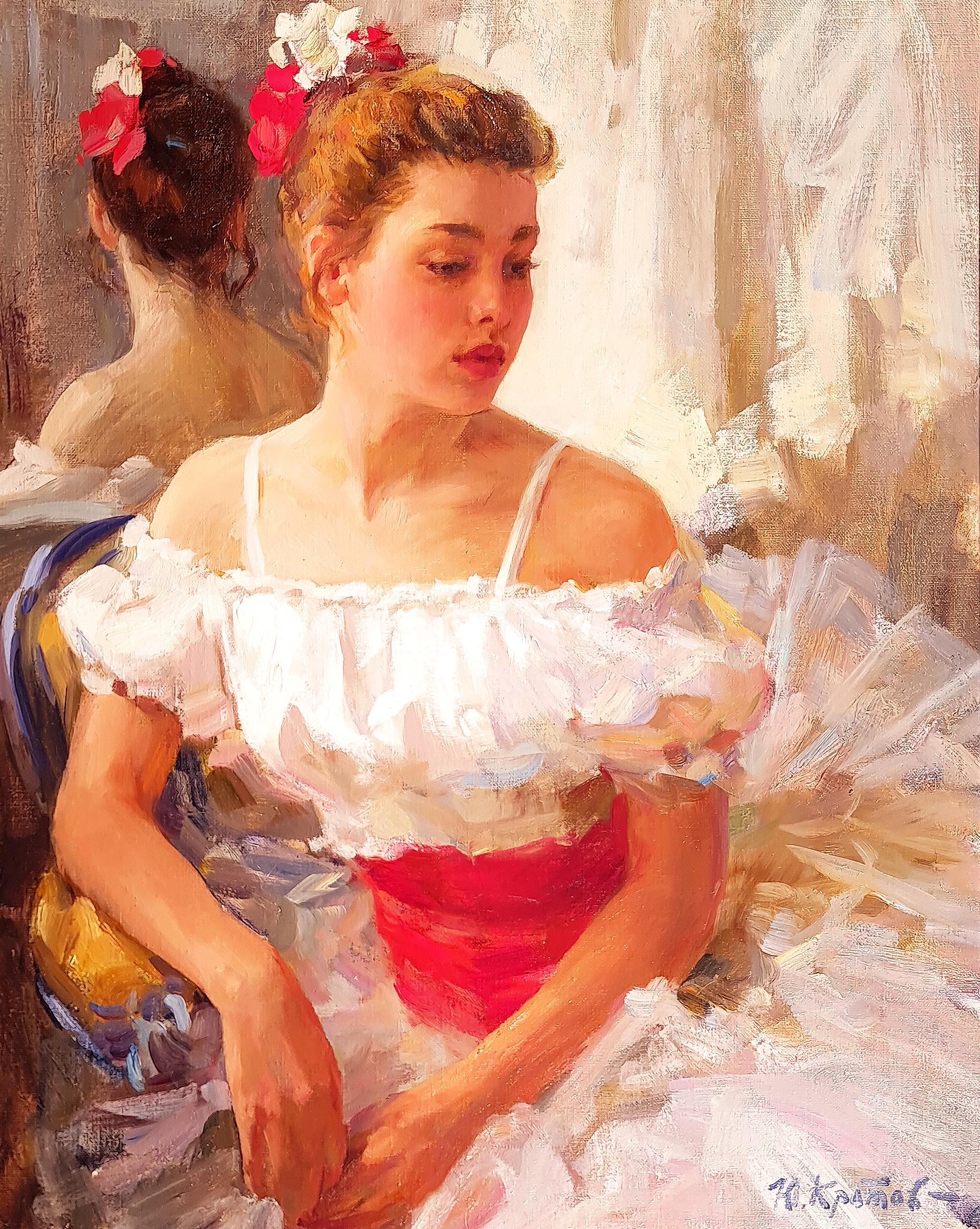 Prima Ballerina - Painting by Yuri Krotov