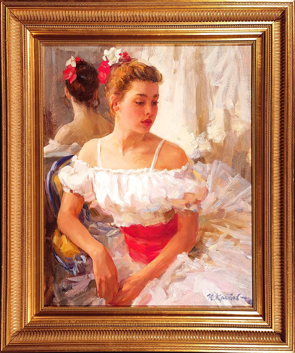 Portrait Painting Yuri Krotov - Prima Ballerina