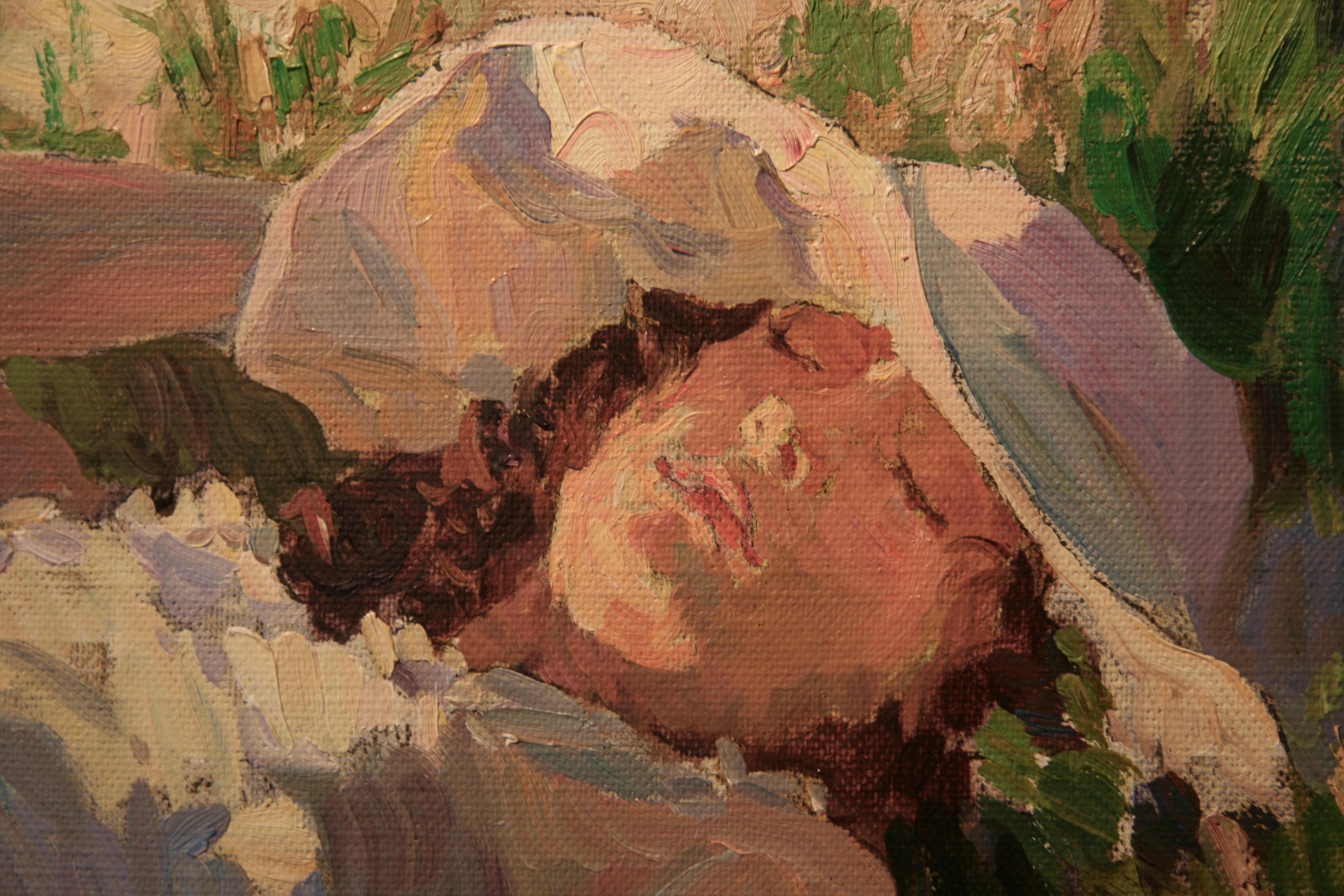RESTING..PORT GOULPHAR BELLE IIE BRITTANY FRANCE..Yuri Krotov contemporary For Sale 10