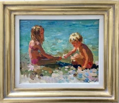 SEARCHING SHELLS,  Yuri Krotov 1964  Russian contemporary artist