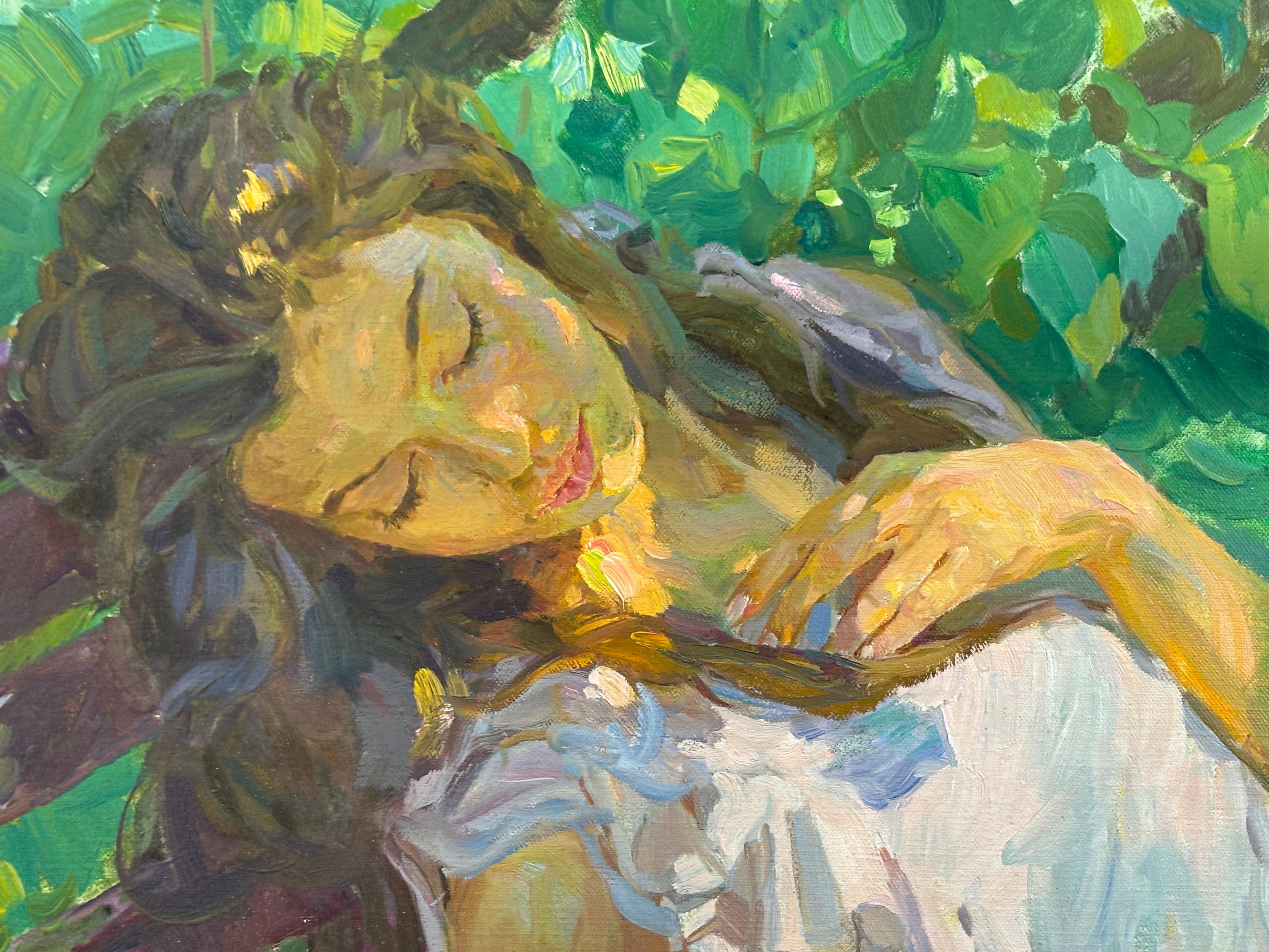 Sleeping , , Yuri Krotov contemporary Russian artist impressionist For Sale 12
