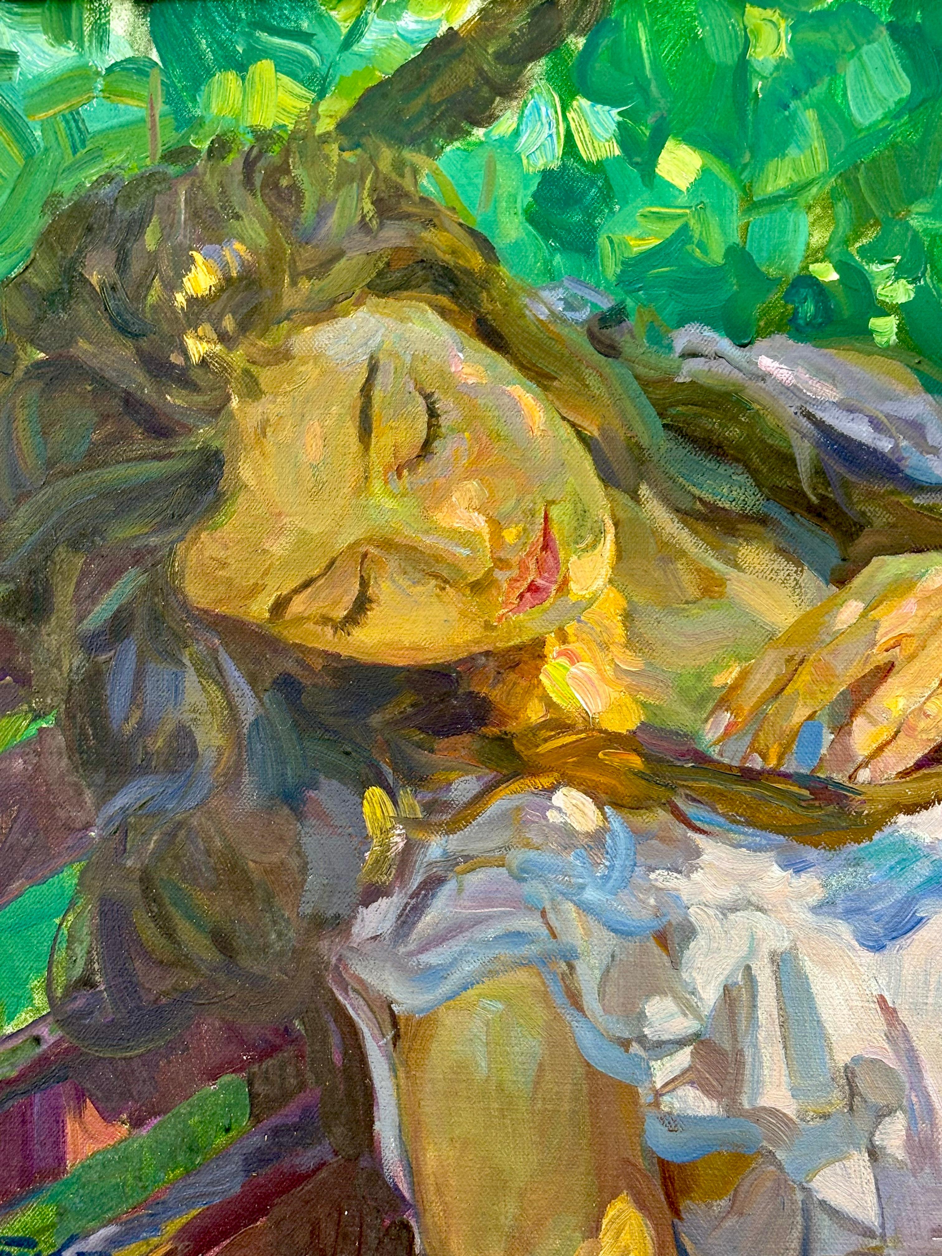 Sleeping , , Yuri Krotov contemporary Russian artist impressionist For Sale 13
