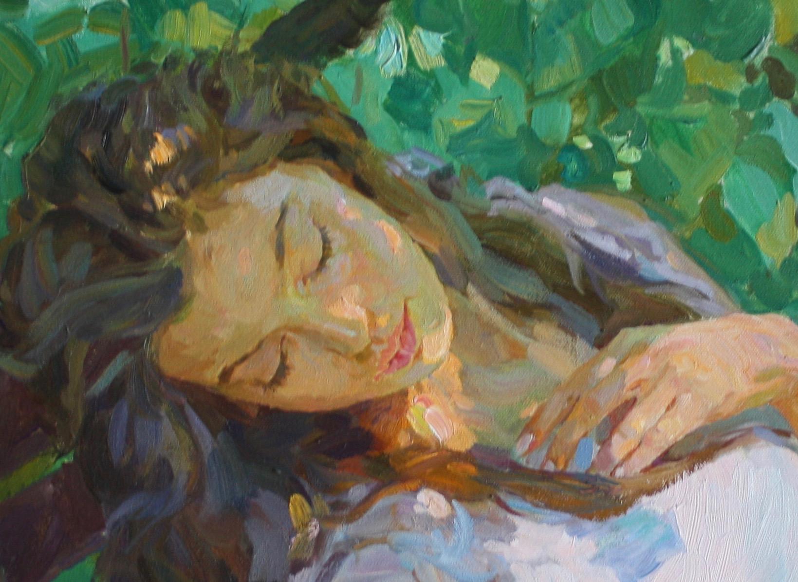 Durmiendo , , Yuri Krotov artista contemporáneo ruso impresionista en venta 2