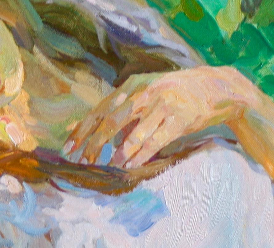 Durmiendo , , Yuri Krotov artista contemporáneo ruso impresionista en venta 3