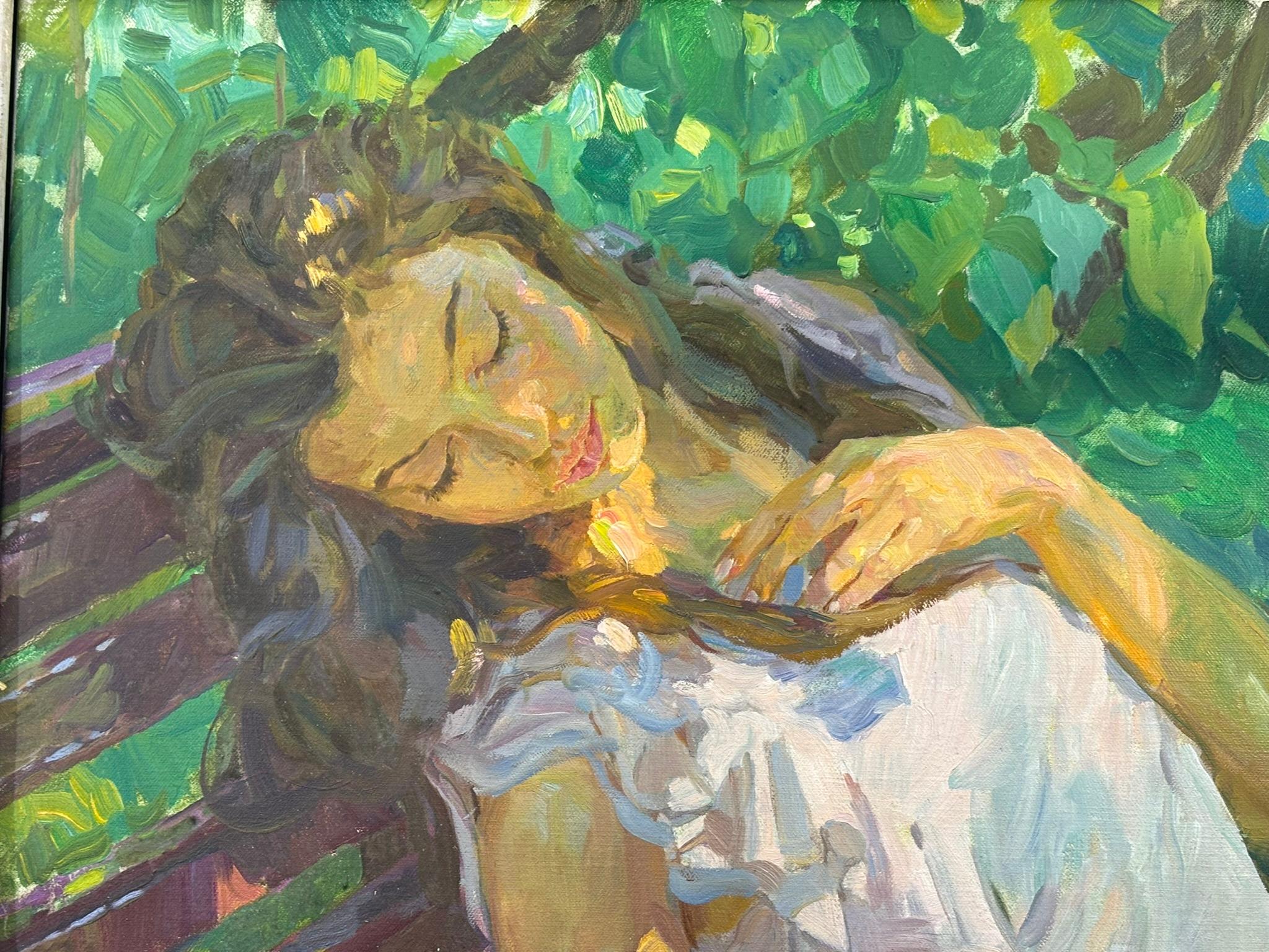 Sleeping , , Yuri Krotov contemporary Russian artist impressionist For Sale 3