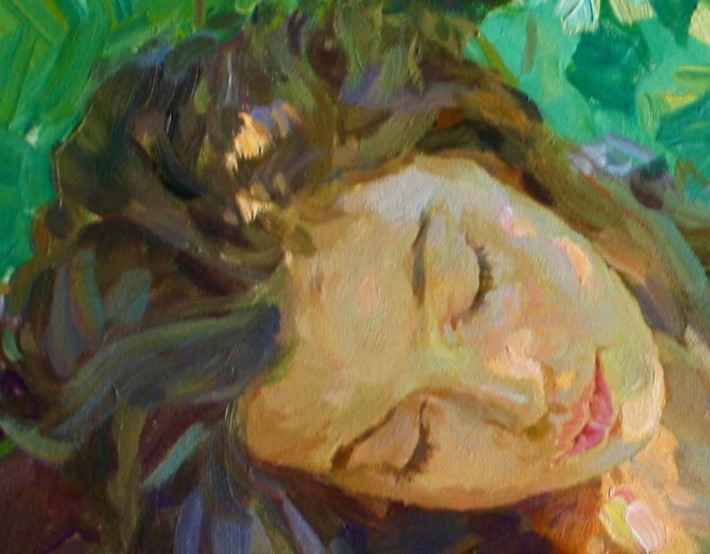 Durmiendo , , Yuri Krotov artista contemporáneo ruso impresionista en venta 5