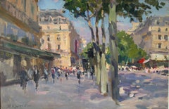 SPRING MORNING PARIS FRANCE, , Yuri Krotov contemporary artist 