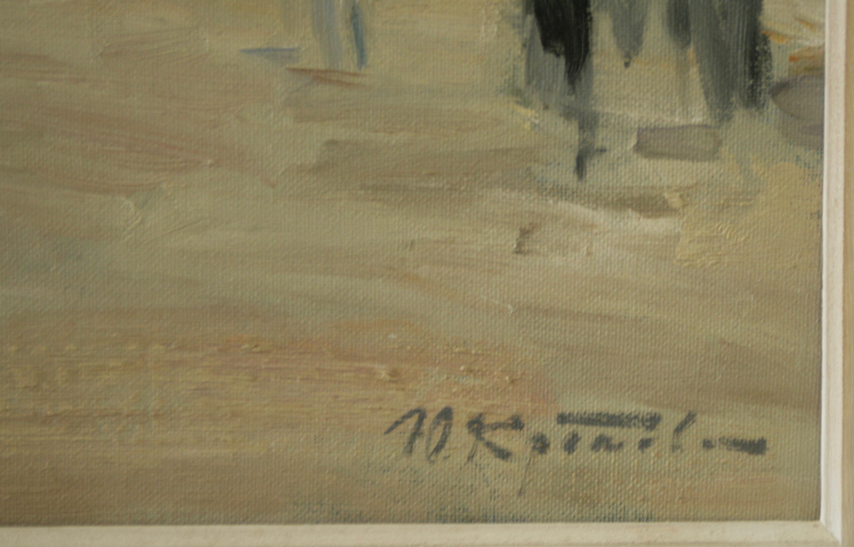 THE ROUND POND TUILLERRIES PARIS. YURI KROTOV  CONTEMPORARY RUSSIAN ARTIST For Sale 10