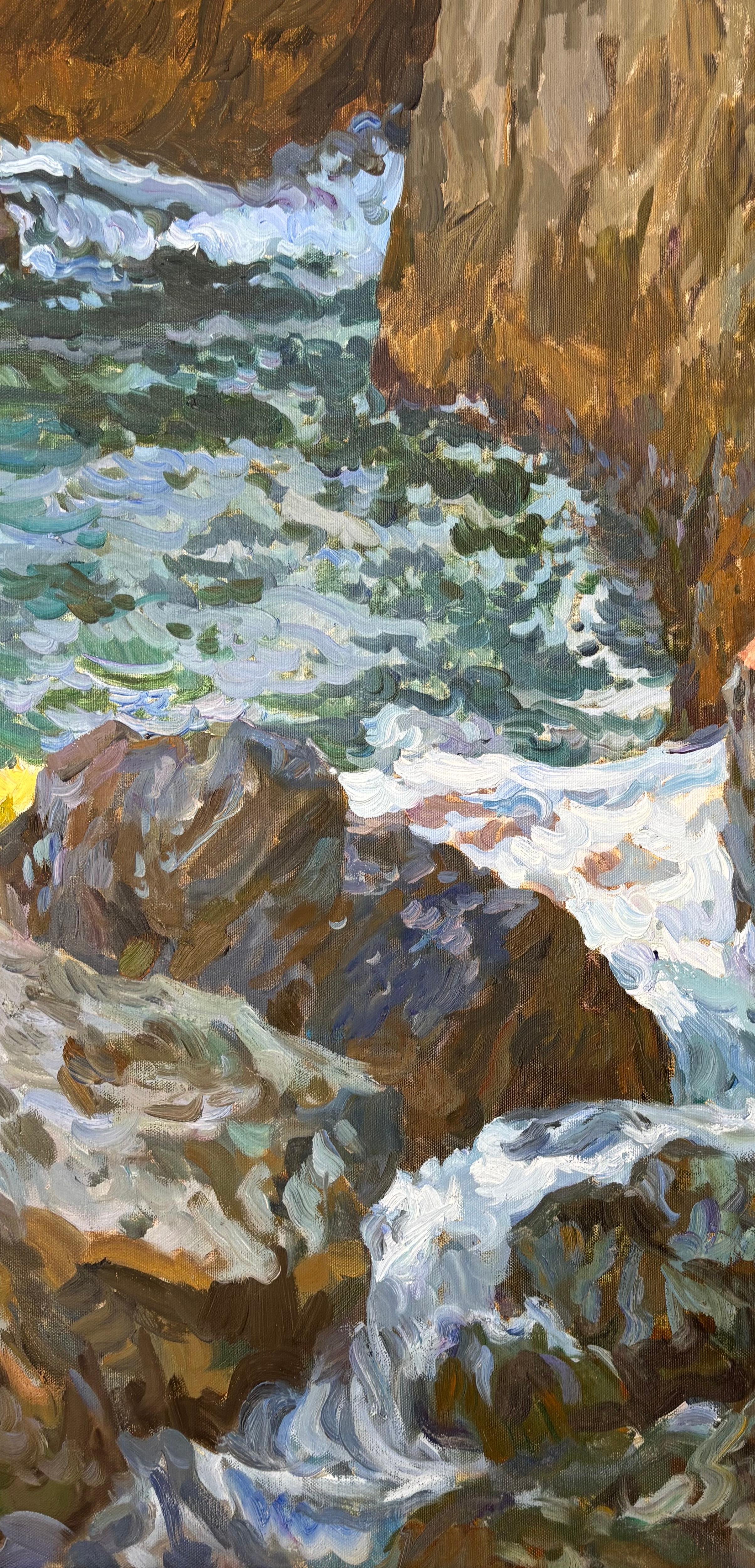 WAITING THE BIG WAVE, , , Yuri Krotov 1964  Russian impressionist For Sale 15